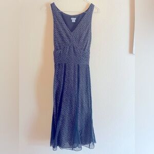 Ann Taylor 100% Silk cocktail/party mid dress , Size 8, NWOT